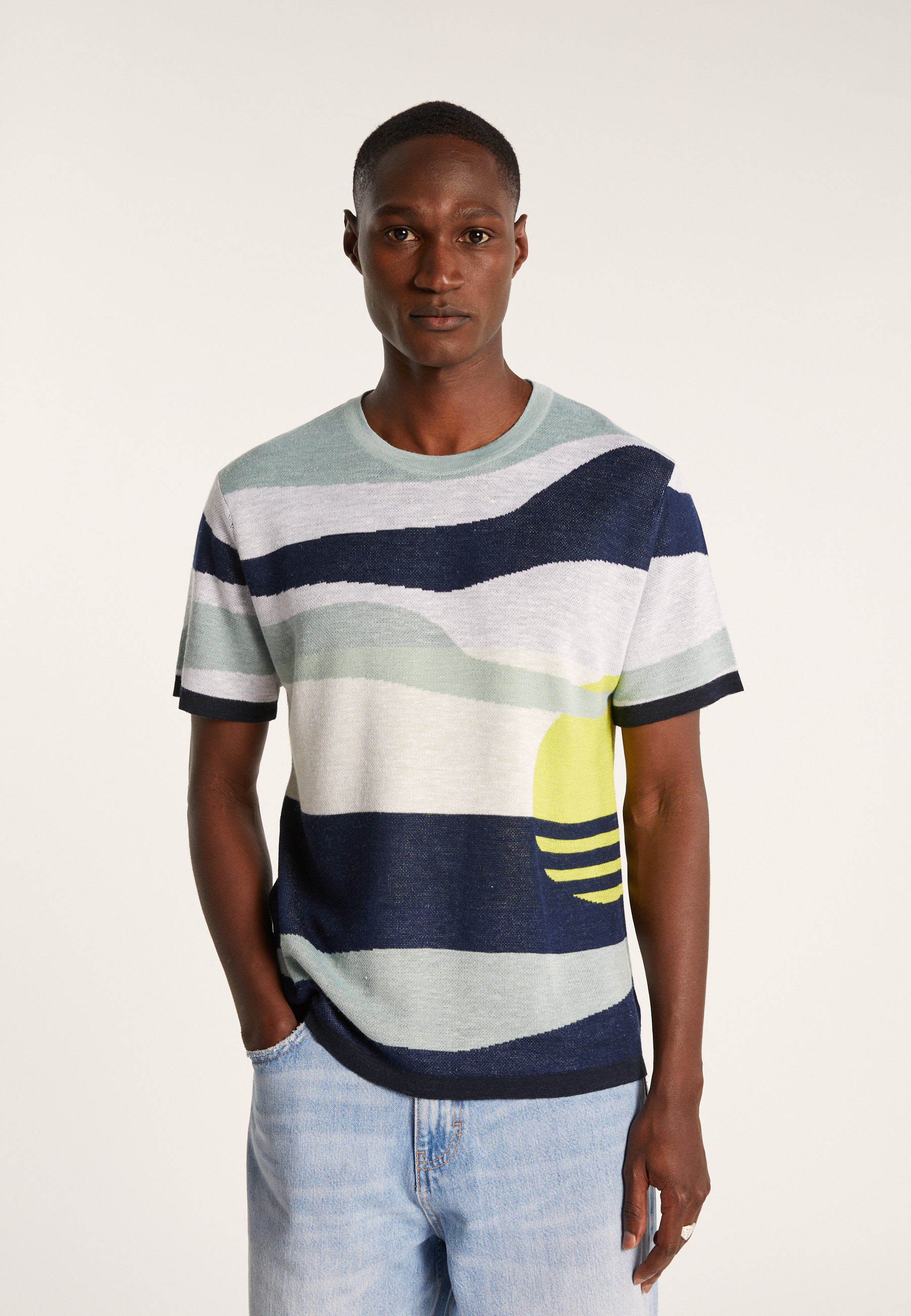 T-shirt en lin flammé - Innocent