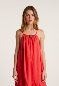 Sleeveless linen dress - Deborah