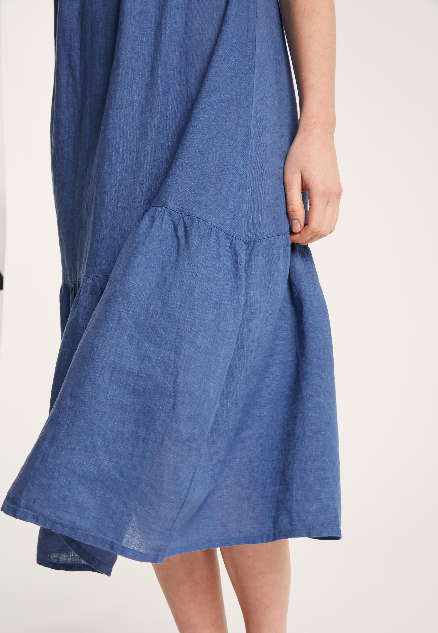 Sleeveless linen dress - Deborah