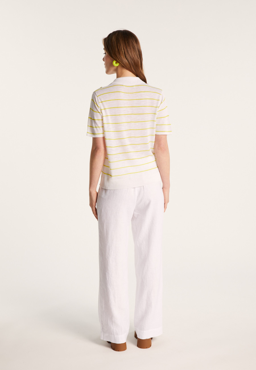 Flamed linen blouse - Leonie