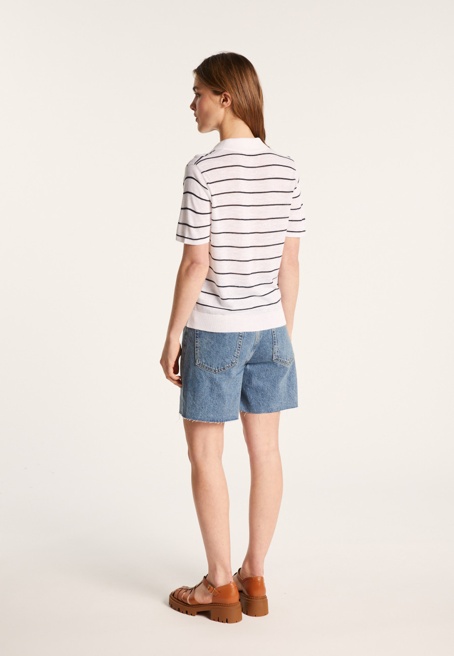 Flamed linen blouse - Leonie