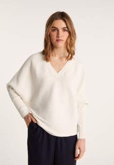 Pull en coton manches chauve-souris - Lison