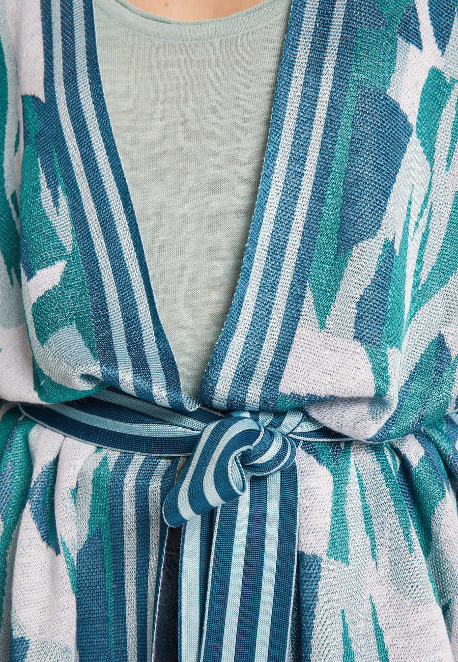 Jaqueta unissex de linho flamejado - Gunay