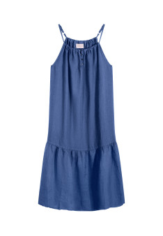 Sleeveless linen dress - Deborah