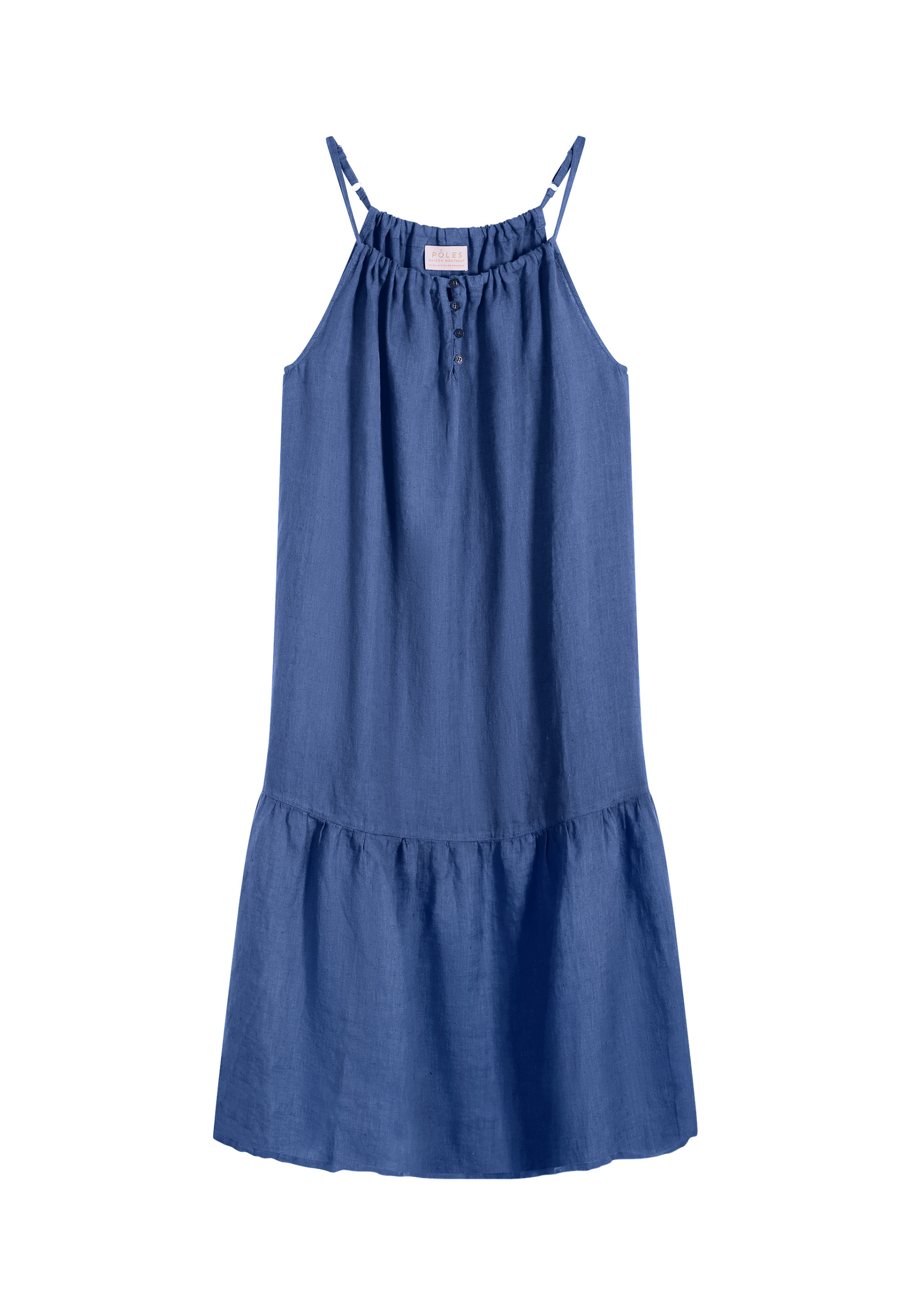 Sleeveless linen dress - Deborah