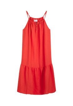 Sleeveless linen dress - Deborah