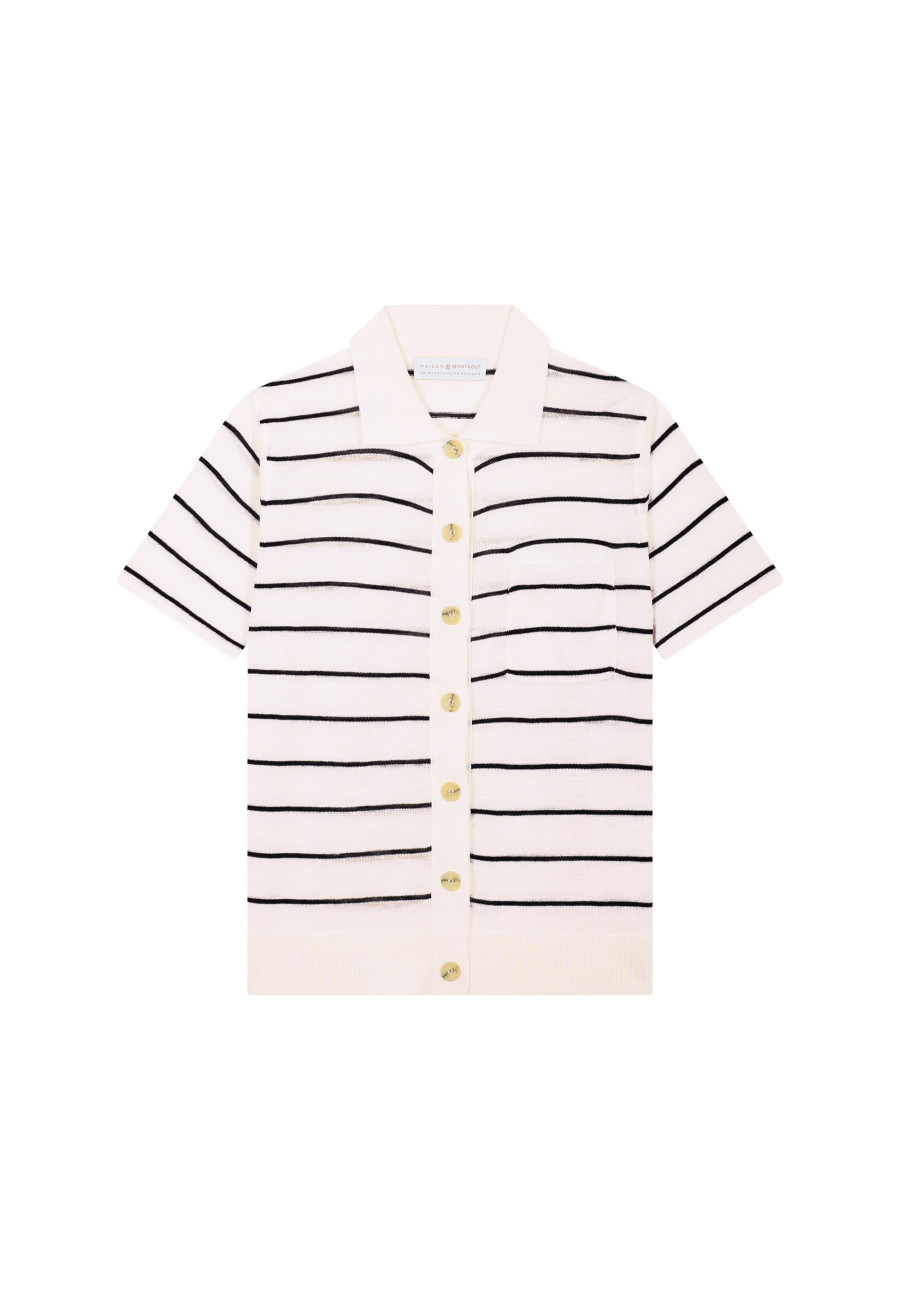 Flamed linen blouse - Leonie