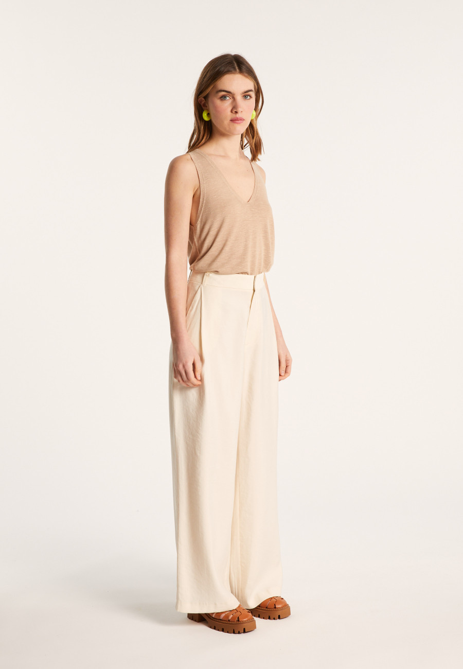 Regata de linho Slub - Lalita