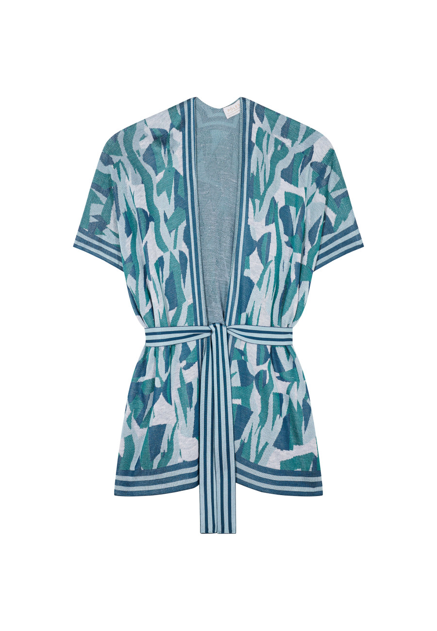 Jaqueta unissex de linho flamejado - Gunay