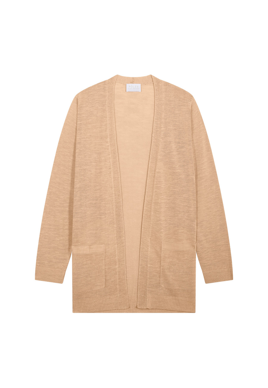 Long flamed linen cardigan - Naelle