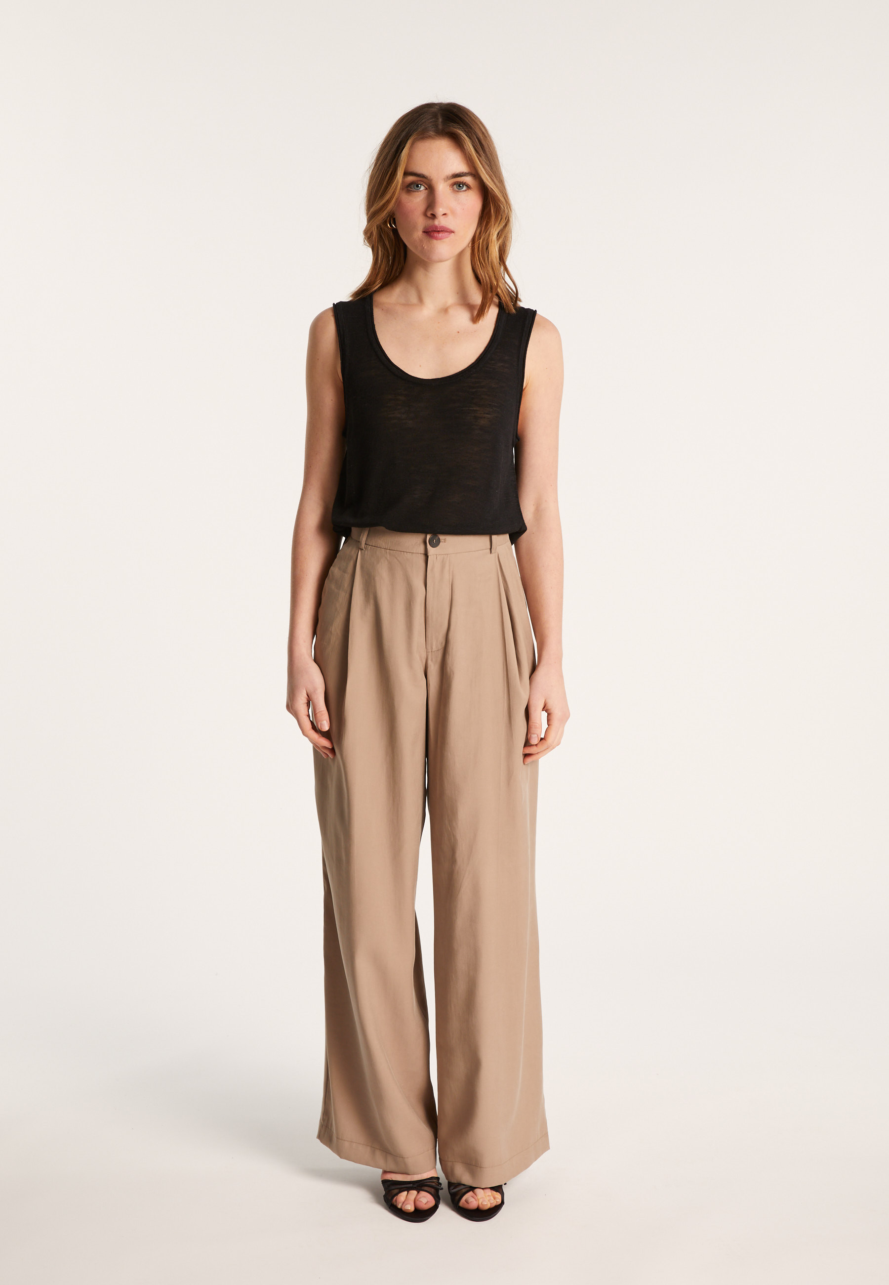 Débardeur en lin flammé - Maitena