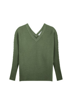 Pull en coton manches chauve-souris - Lison