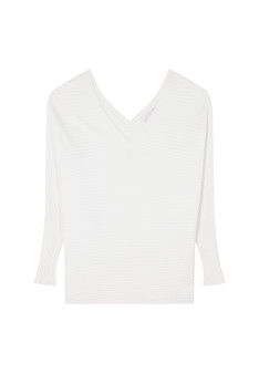 Pull en coton manches chauve-souris - Lison