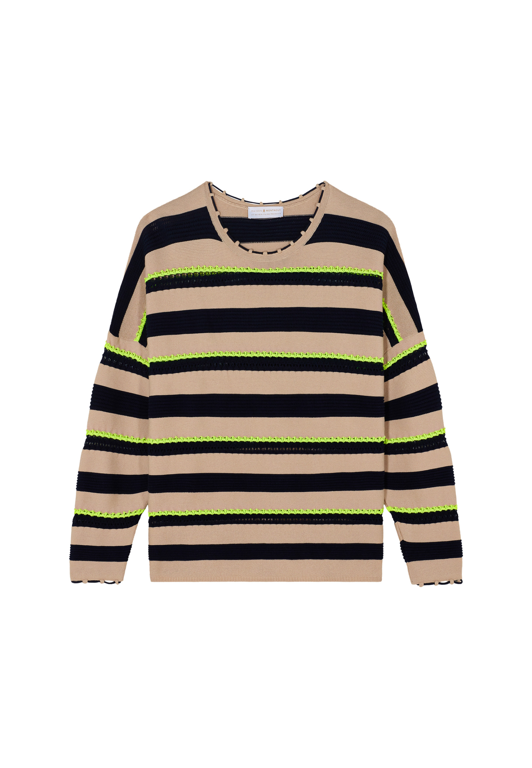 Pull rayé en coton - Luna