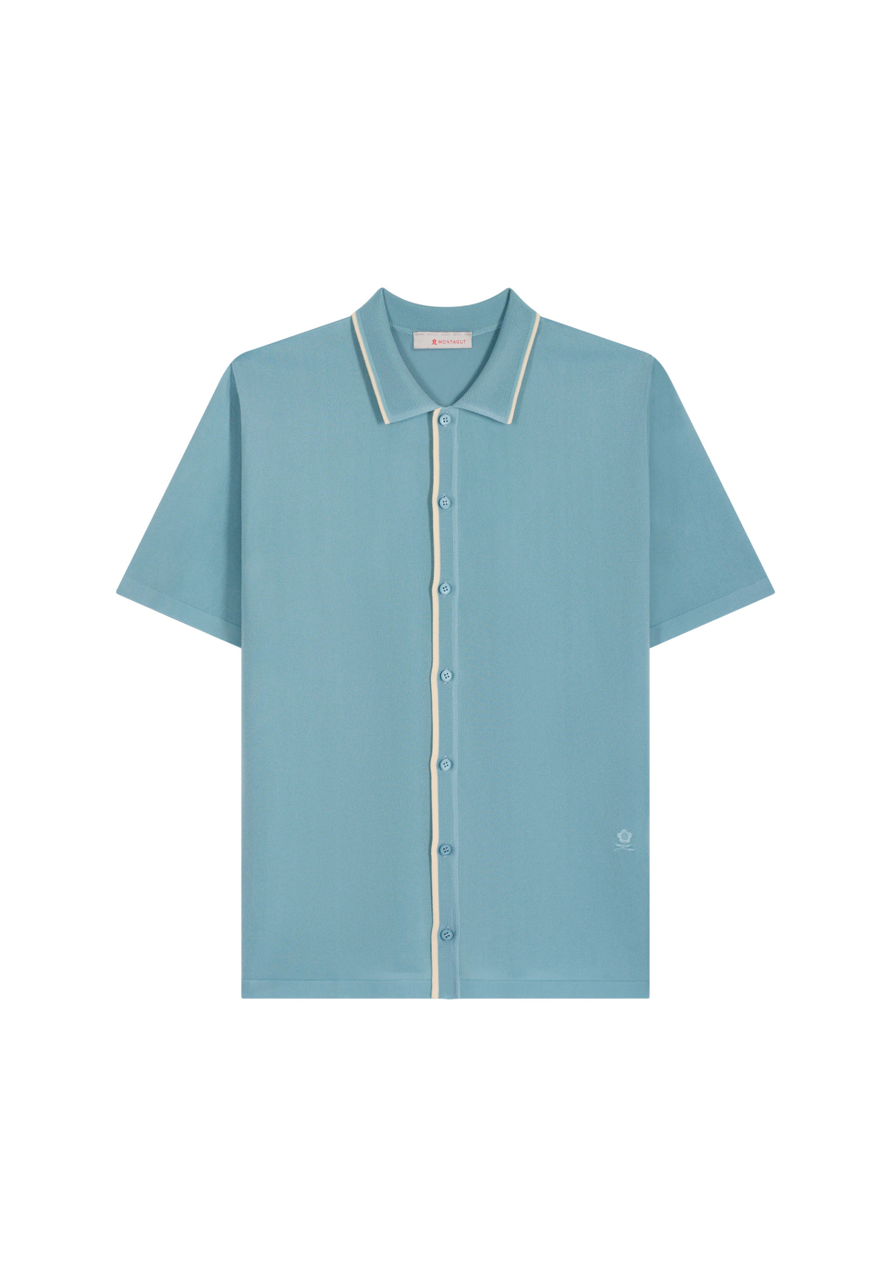 Short-sleeved shirt in Fil Lumière - Roman
