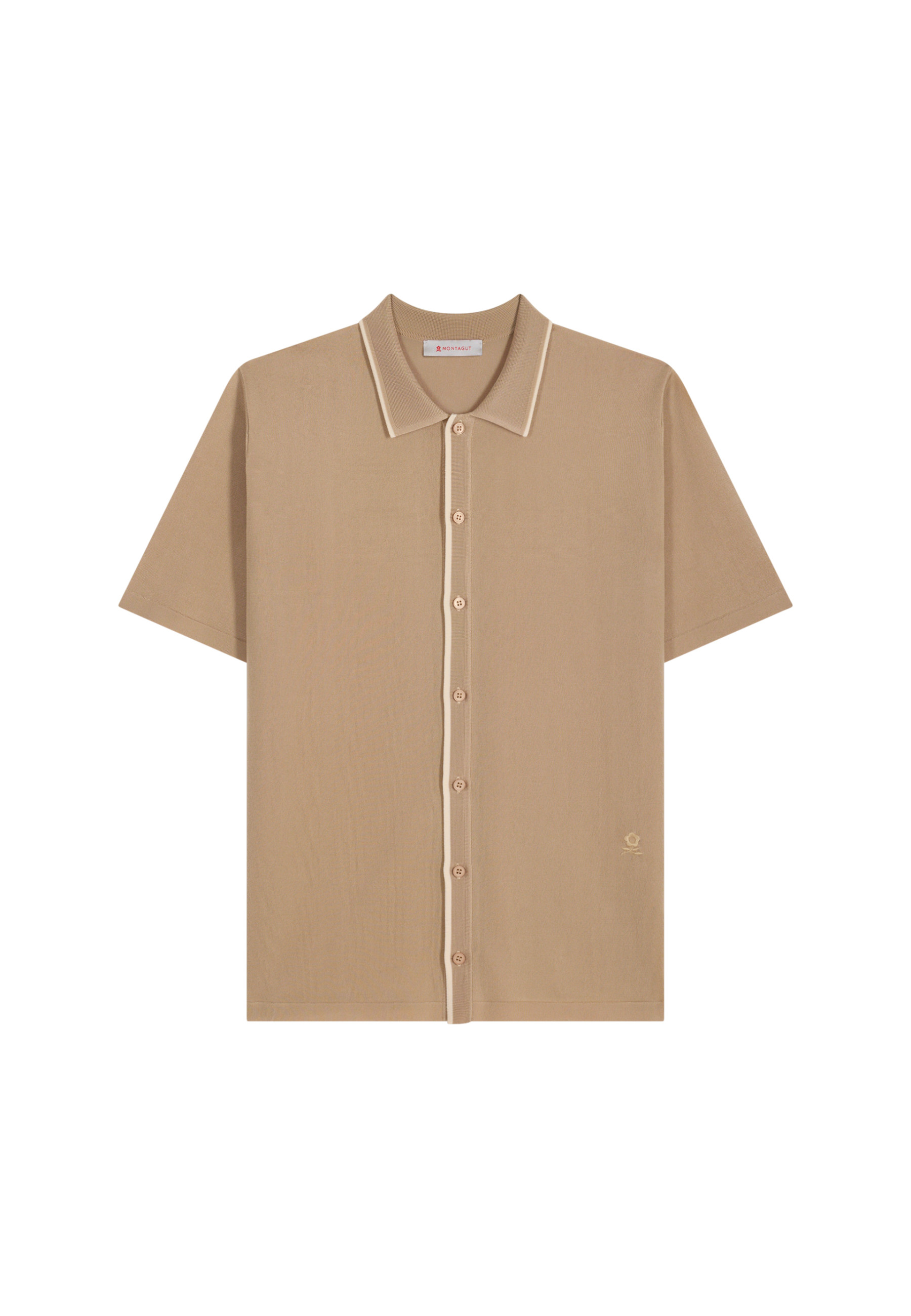 Short-sleeved shirt in Fil Lumière - Roman