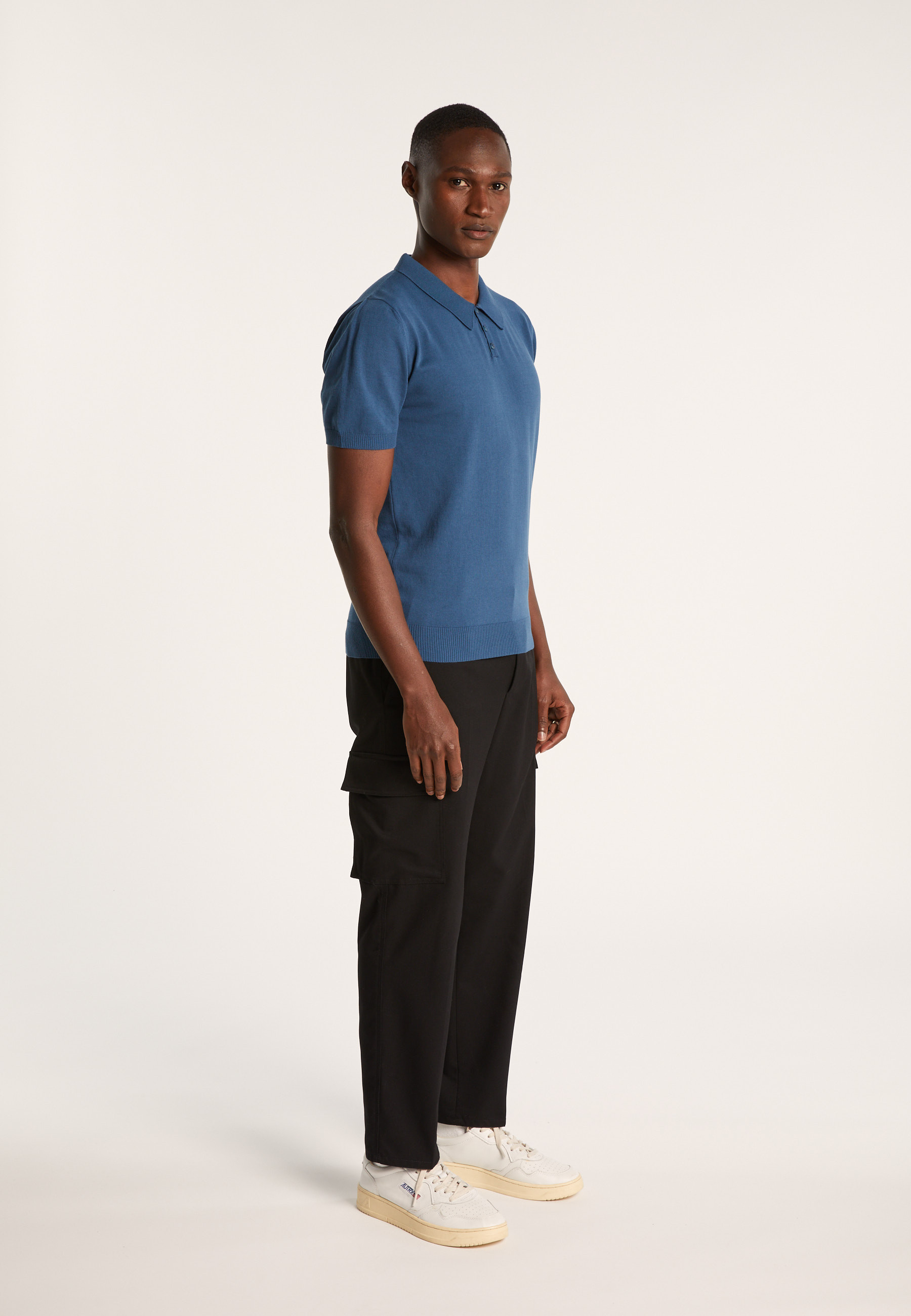 Polo uni en coton sec - Bank