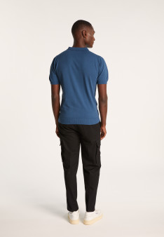 Polo uni en coton sec - Bank