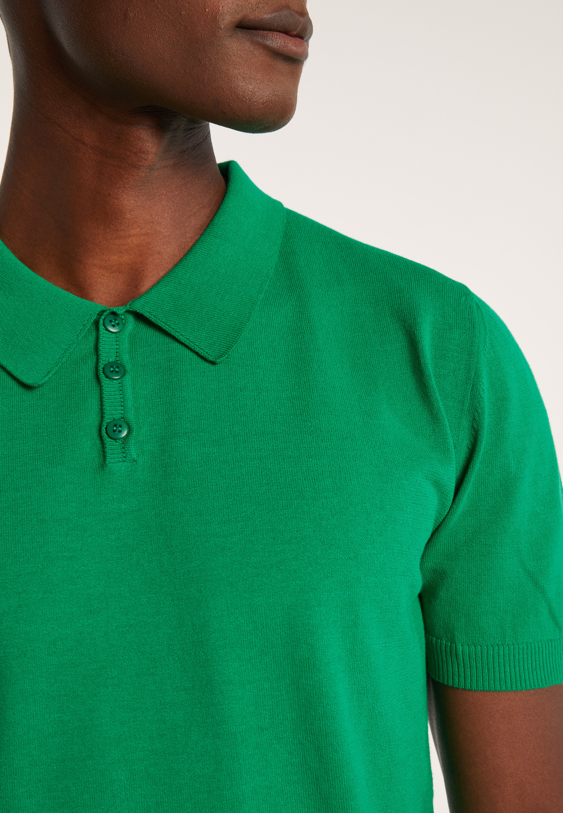 Polo uni en coton sec - Bank