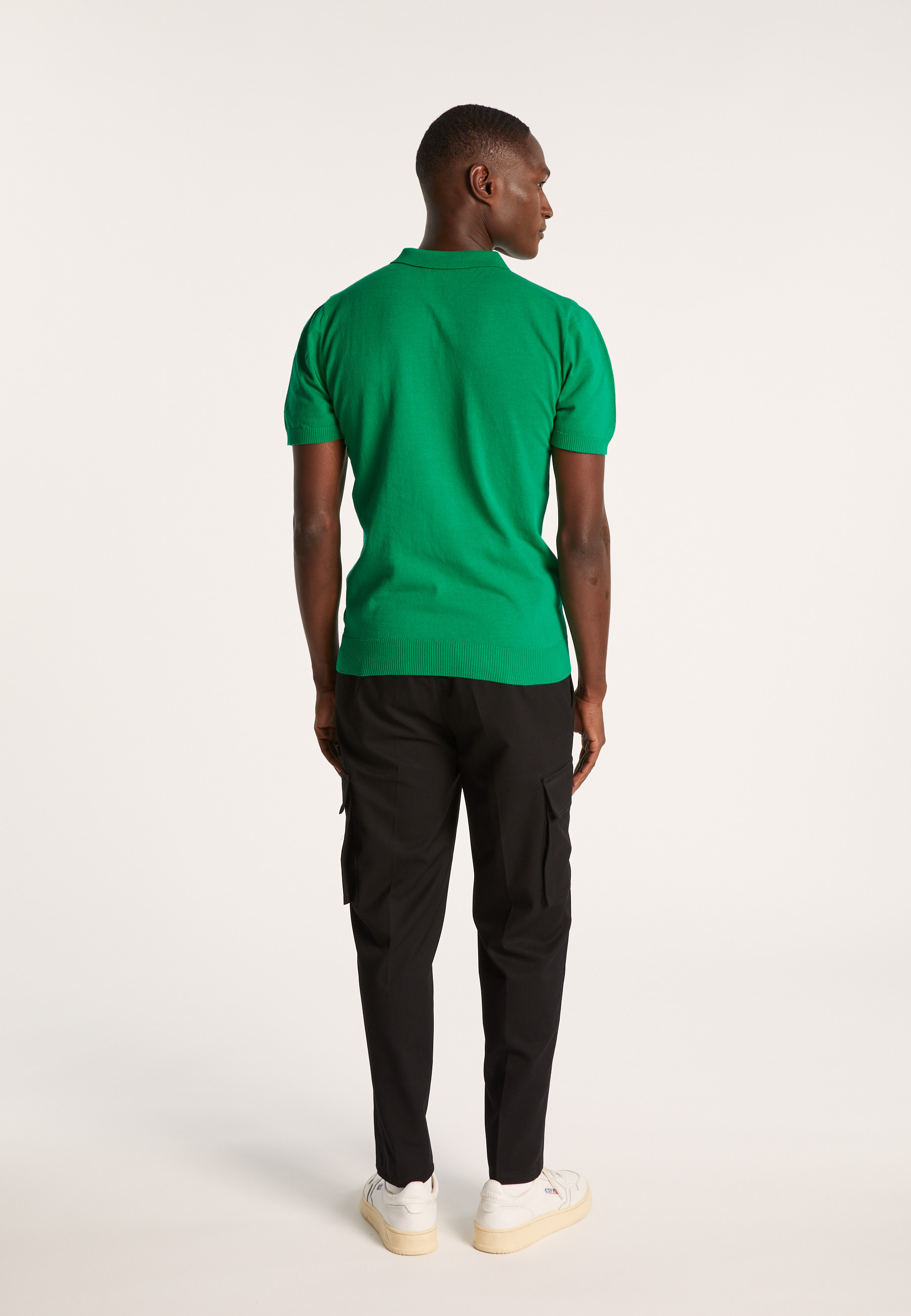 Polo uni en coton sec - Bank