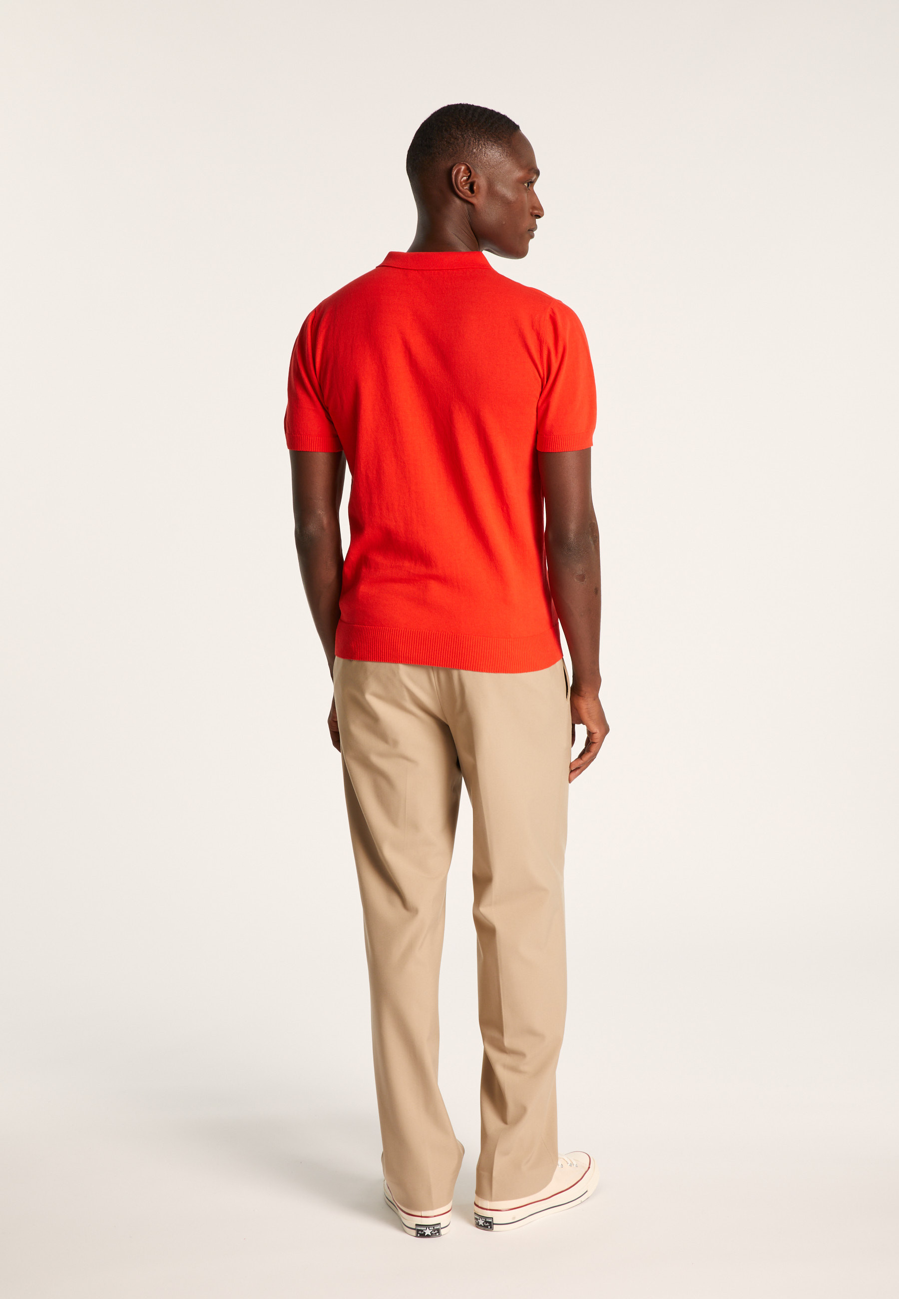 Polo uni en coton sec - Bank