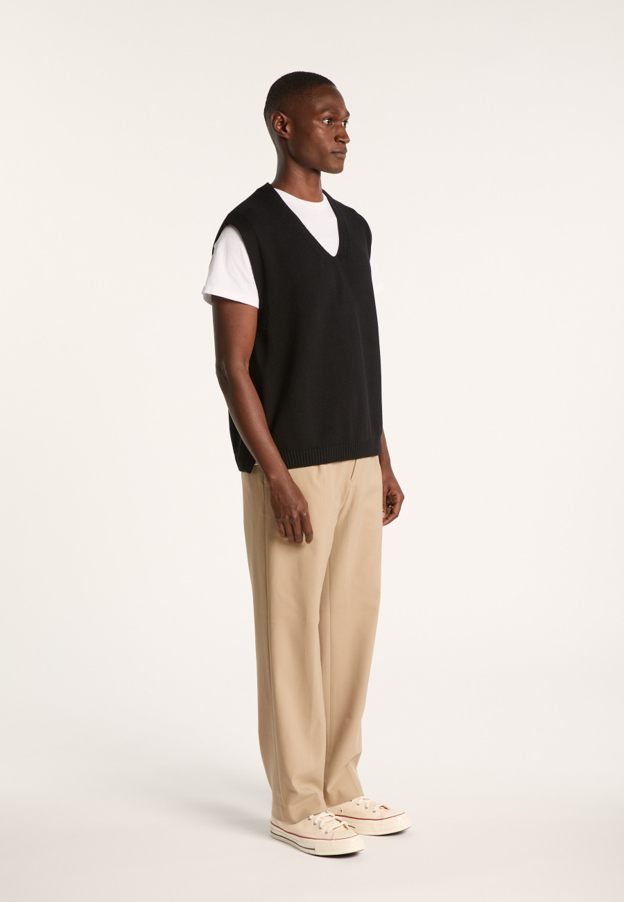 Sleeveless Organic Cotton Sweater - Isodor