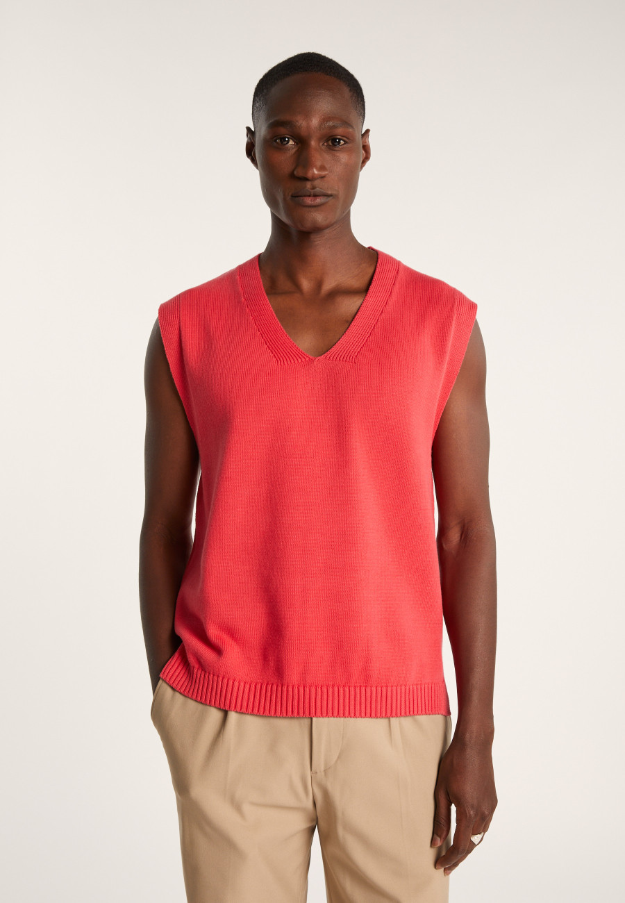 Sleeveless Organic Cotton Sweater - Isodor