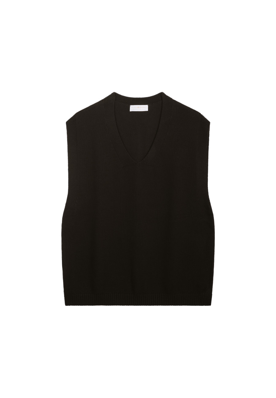 Sleeveless Organic Cotton Sweater - Isodor