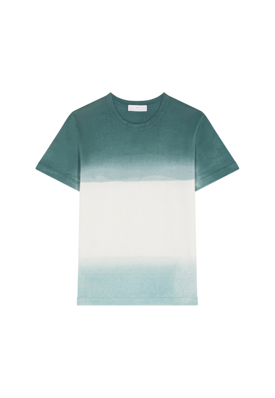 Dip dye round neck t-shirt - Ivanoe