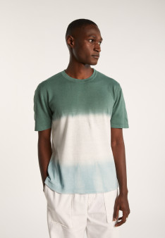 T-shirt col rond dip dye - Ivanoe