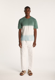 T-shirt col rond dip dye - Ivanoe