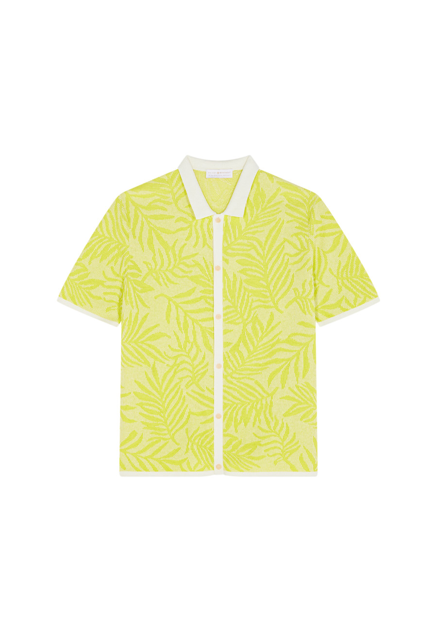 Cotton and linen patterned shirt - Ismael