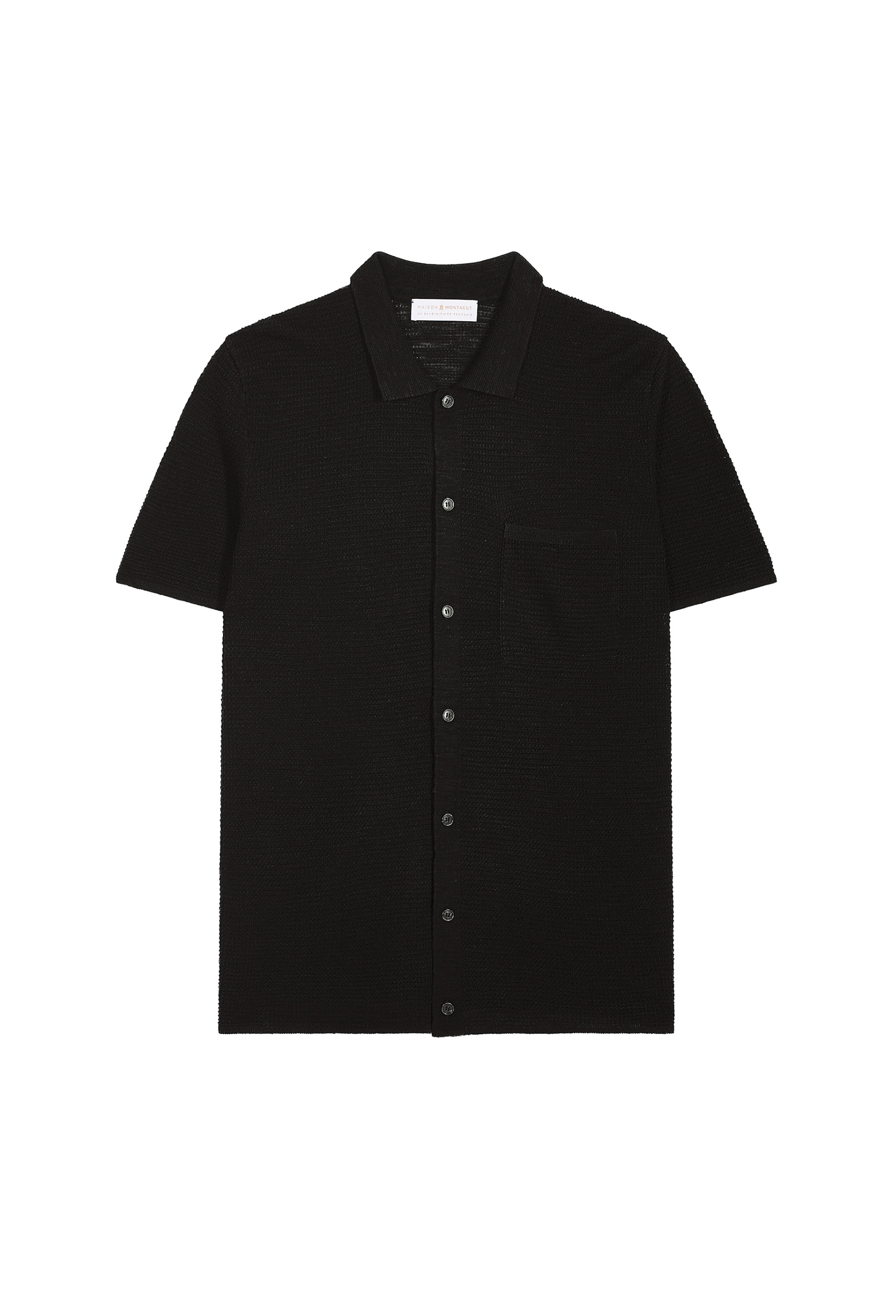 Chemise manches courtes en lin flammé - Icarus