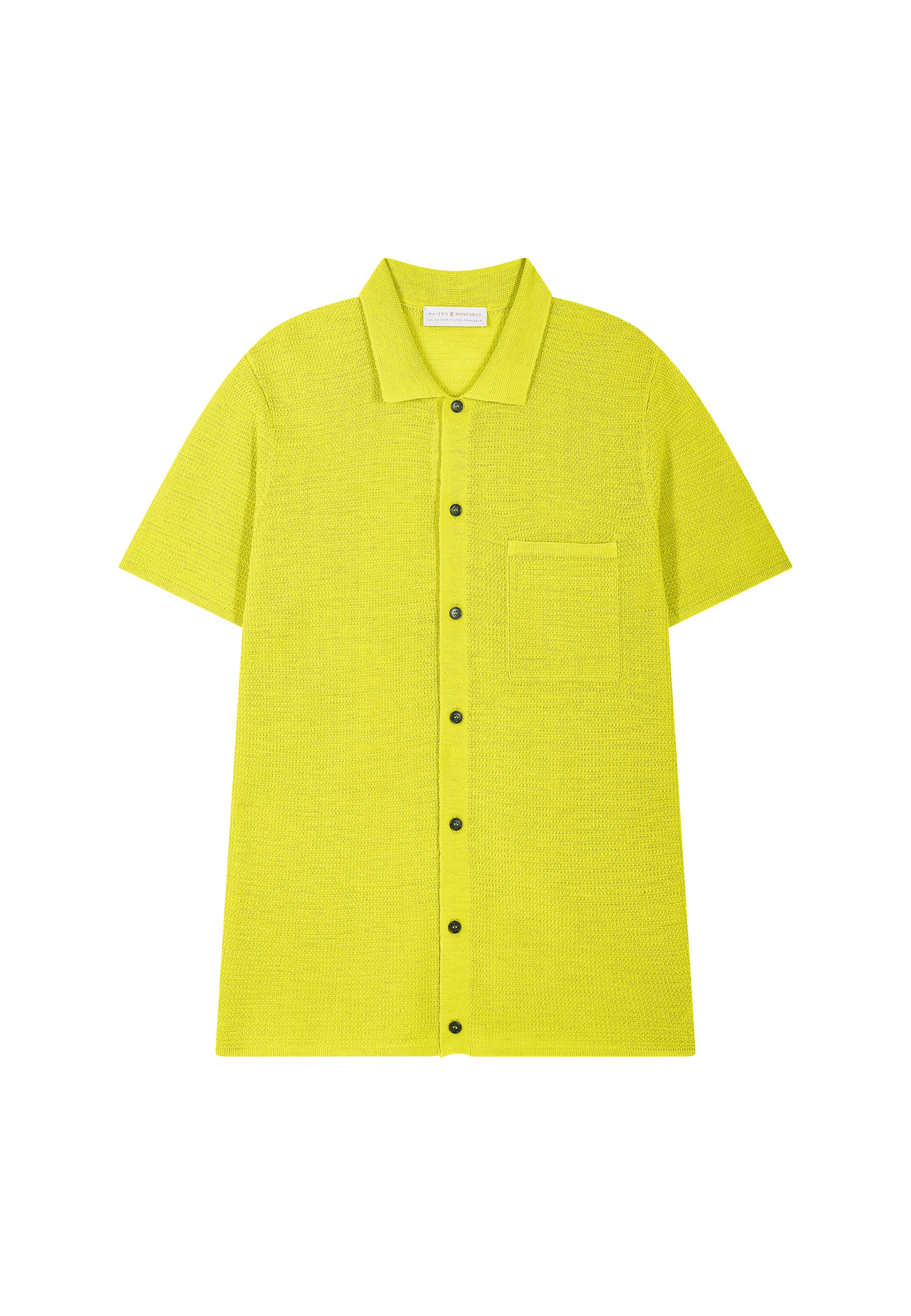 Chemise manches courtes en lin flammé - Icarus