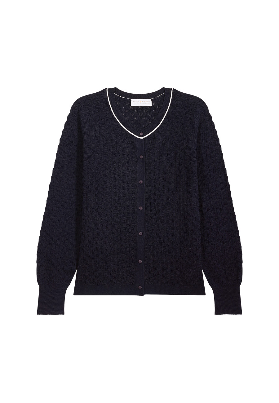 Cardigan de algodão orgânico - Lanaelle