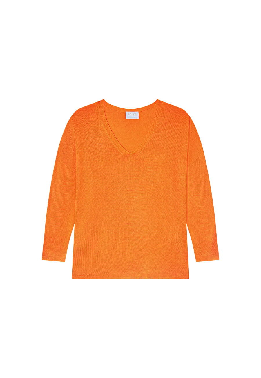 Camiseta folgada de viscose e seda - Nahla