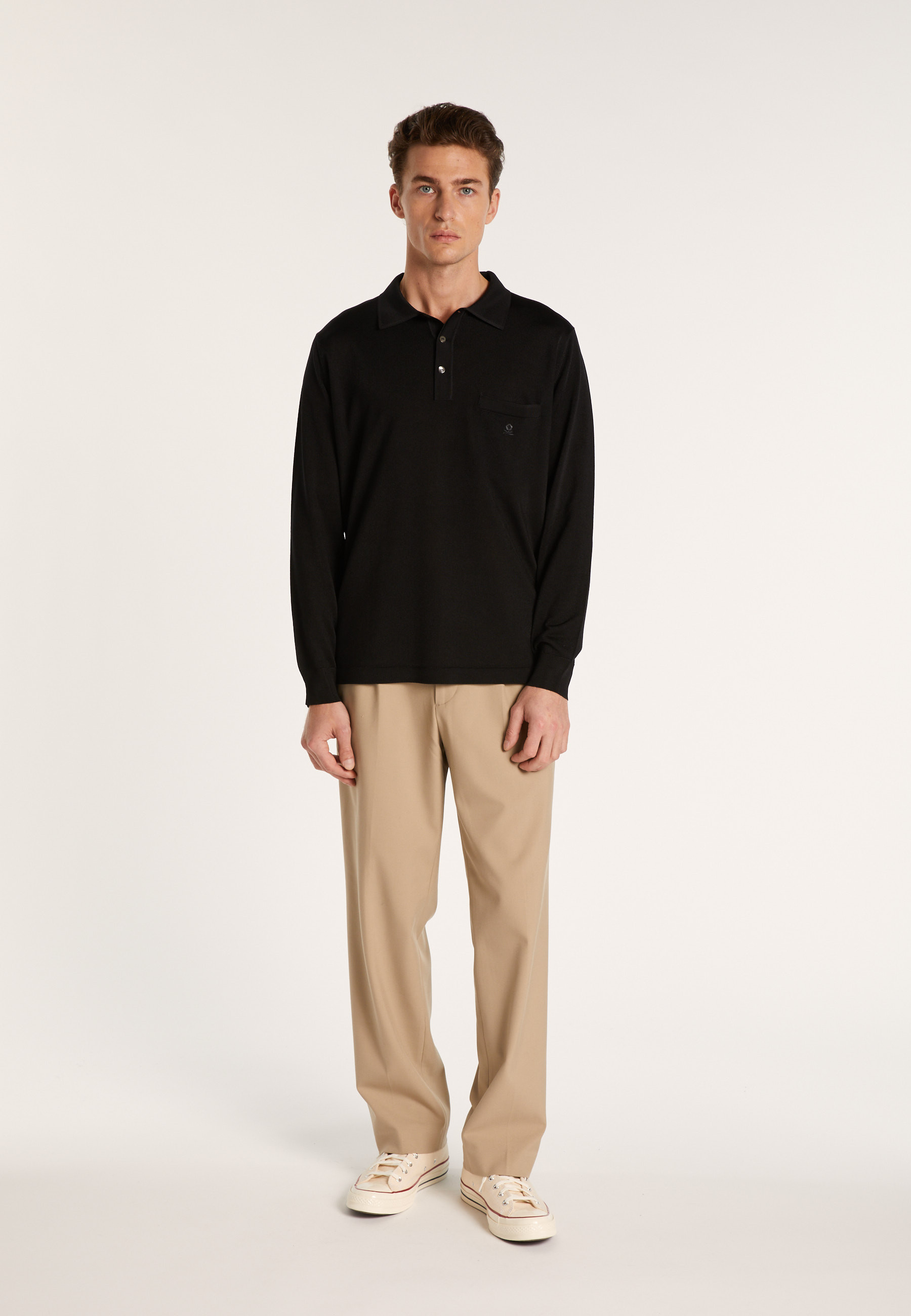 Long sleeves shirt made of fil lumière Boris