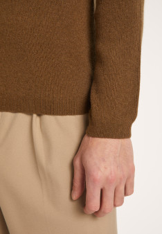 Pull ras du cou en cachemire Fernand