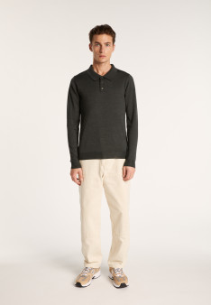 Polo en laine mérinos Fergus 6342