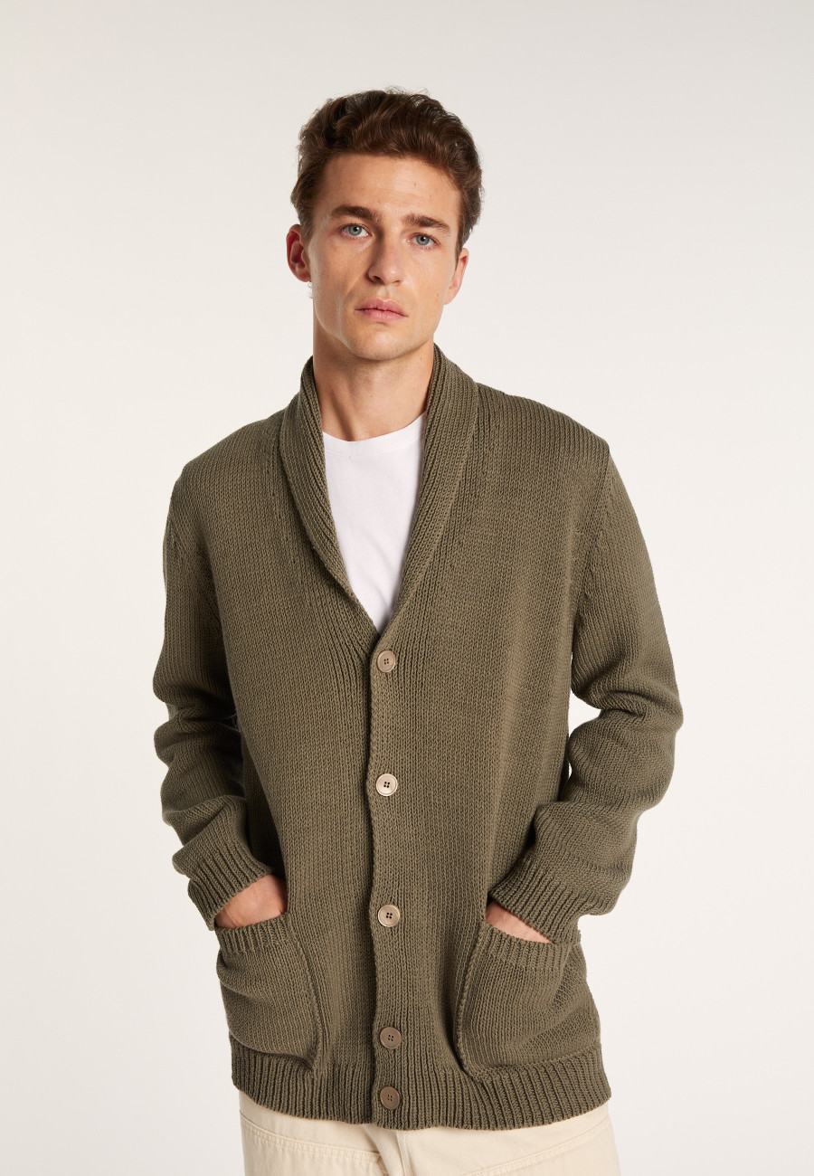 Colete de algodão com botões - Lucy