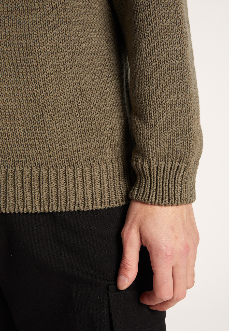 Suéter de algodão com gola redonda - Lothaire