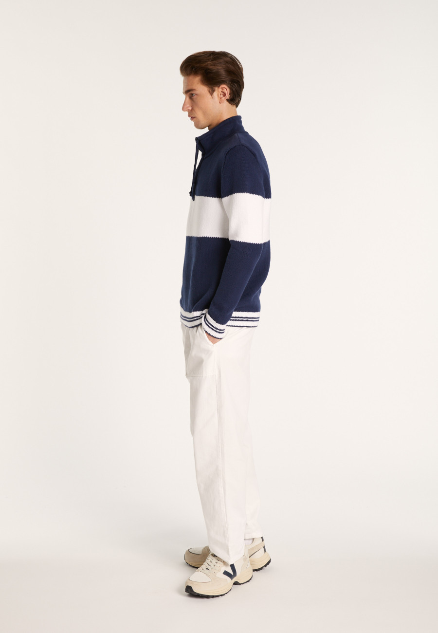 Suéter de gola alta com zíper - Loic