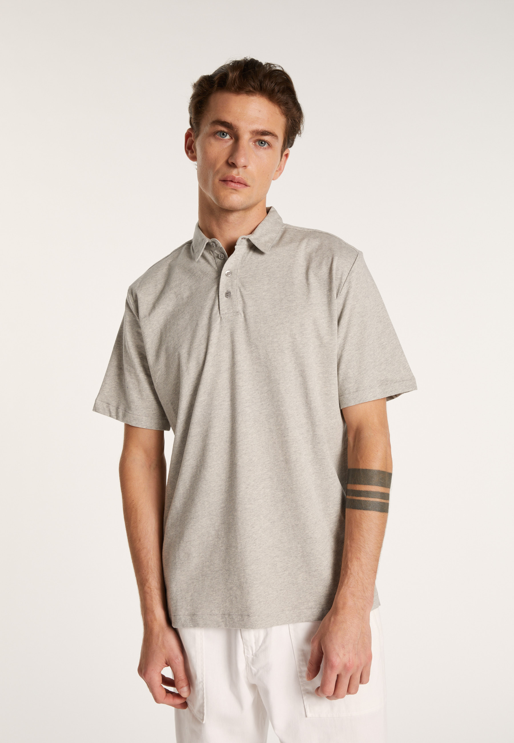 Polo 100% coton - Lys 6411nuage - 11 Gris clair