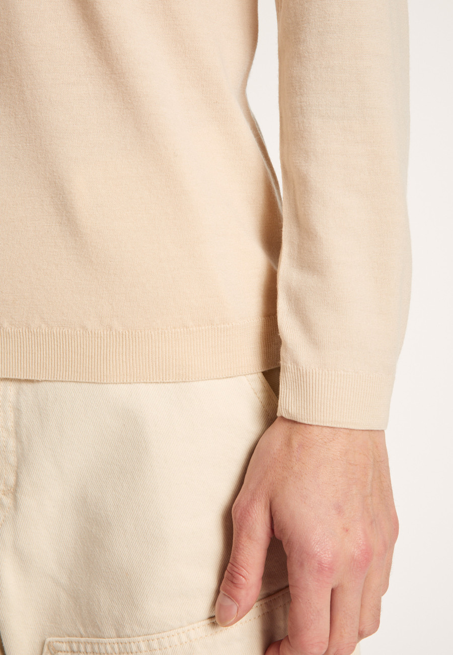 Merino wool V-neck sweater - Elmo