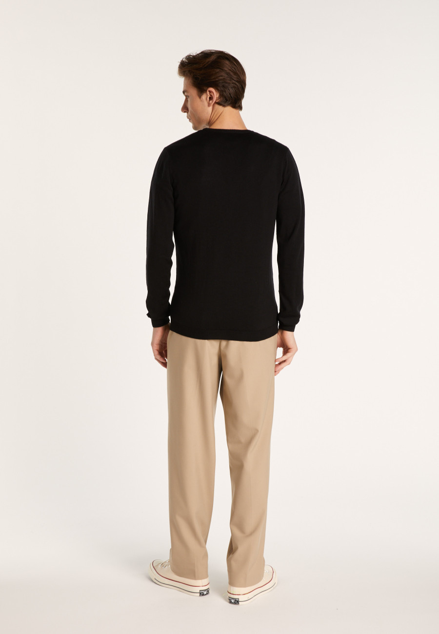 100% wool cardigan - Etienne