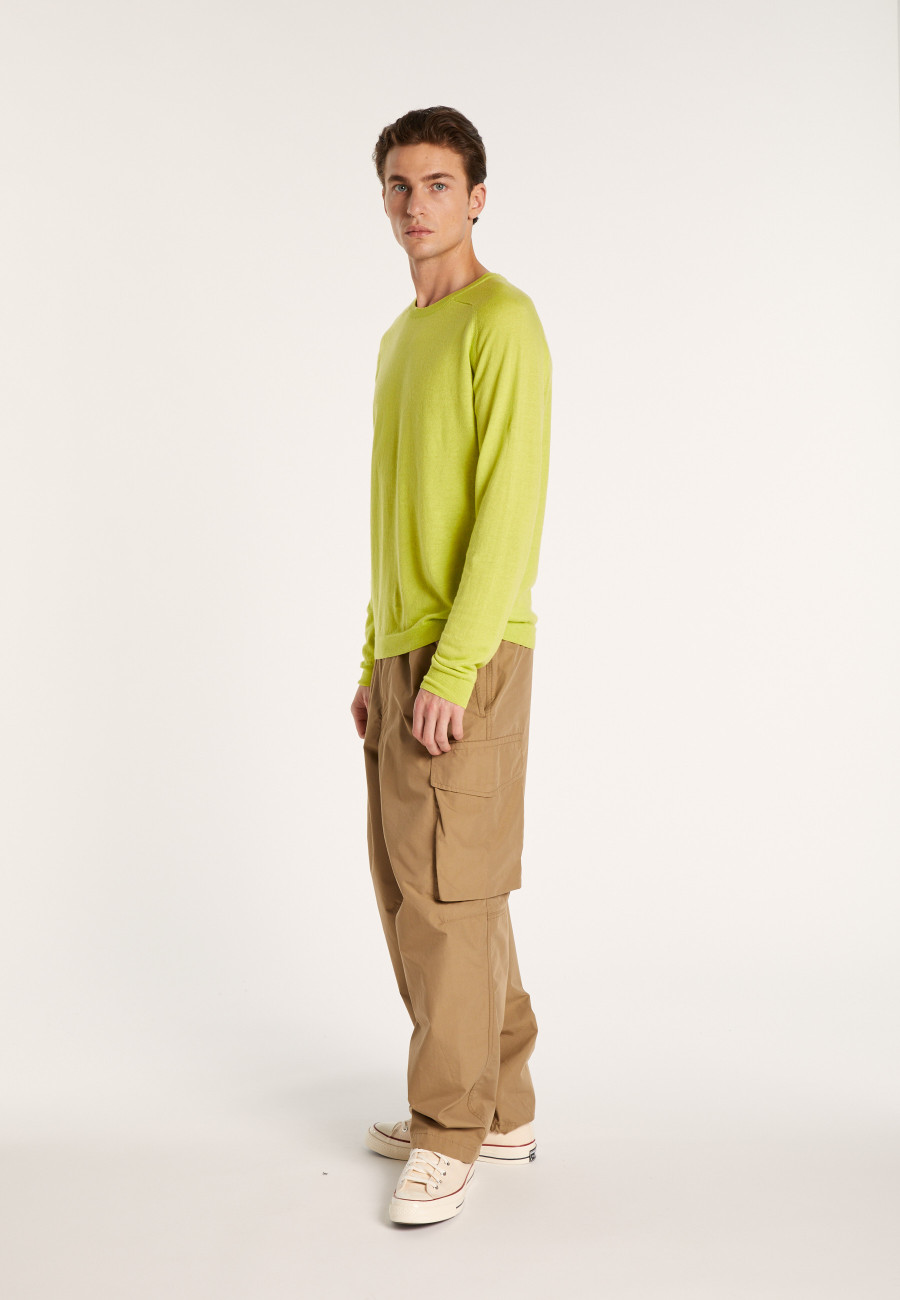 Round neck cashmere and linen sweater - Bandit