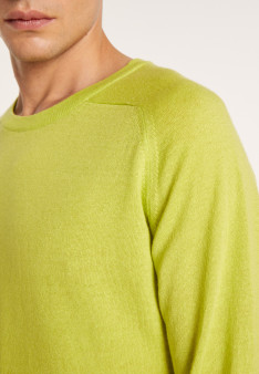 Pull col rond en cachemire et lin - Bandit 6852