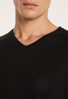 Pull col rond en cachemire et lin - Bandit 6880