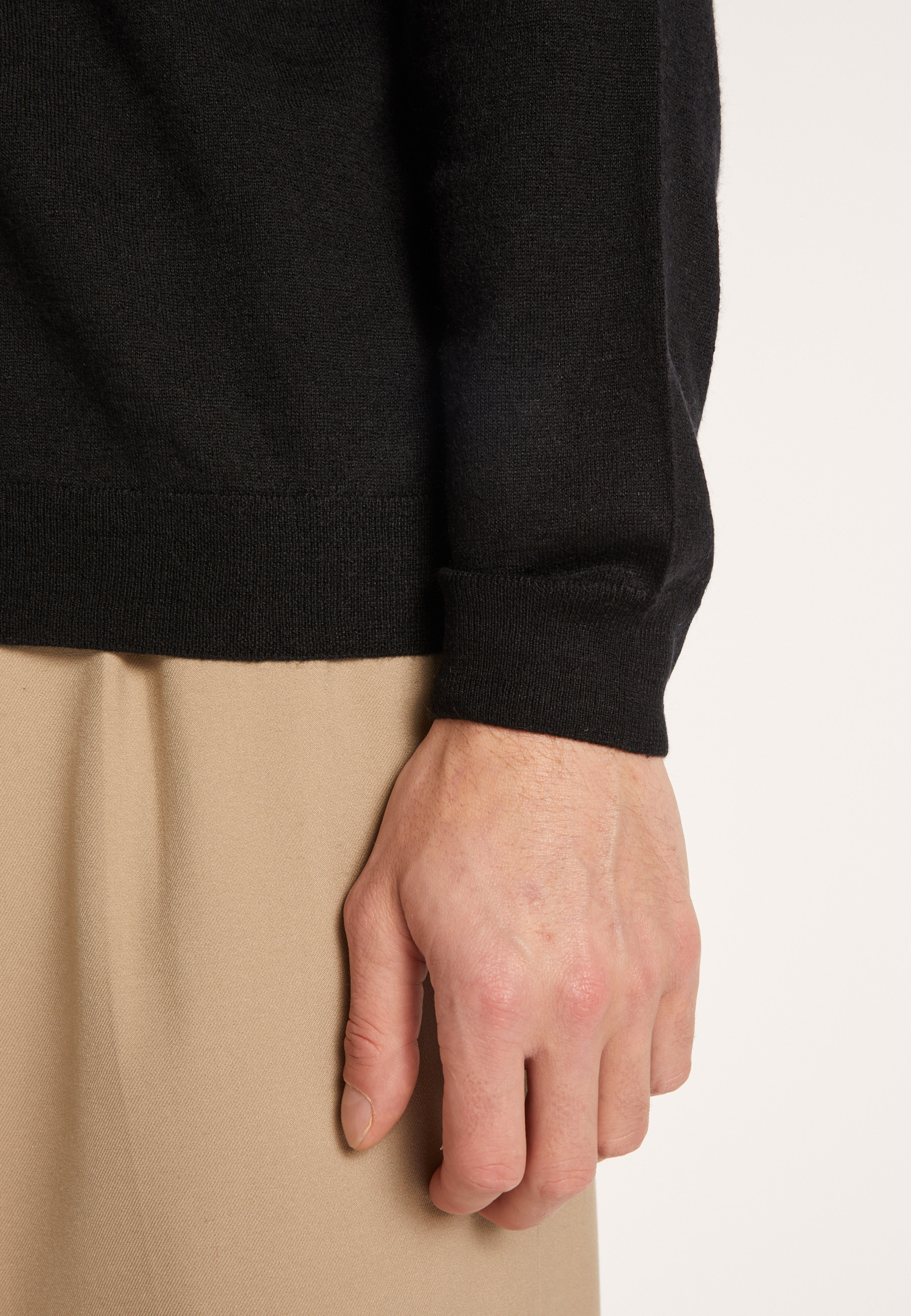 Pull col rond en cachemire et lin - Bandit 6880