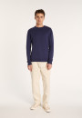 Cotton button shoulder sweater - Bonze